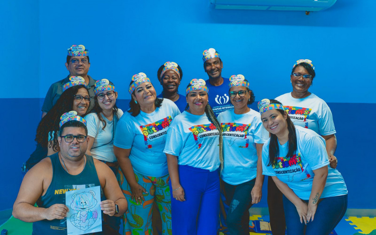 O Dia Mundial de Conscientização do Autismo foi marcado com atividades sensoriais, discoteca inclusiva e muitas brincadeiras para as crianças
