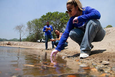 Projeto Lagoa Viva avalia qualidade da água nas fazendas Joaquín Piñero e Nossa Senhora do Amparo