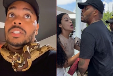 Influencer é expulso de shopping após levar cobra para 'passear'