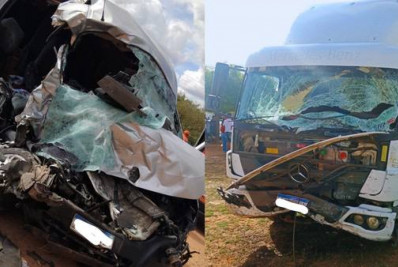 Acidente entre van e caminhão deixa seis mortos no interior do Piauí