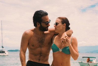 Alice Wegmann se declara a Humberto Carrão na estreia dos dois em 'Vale Tudo'