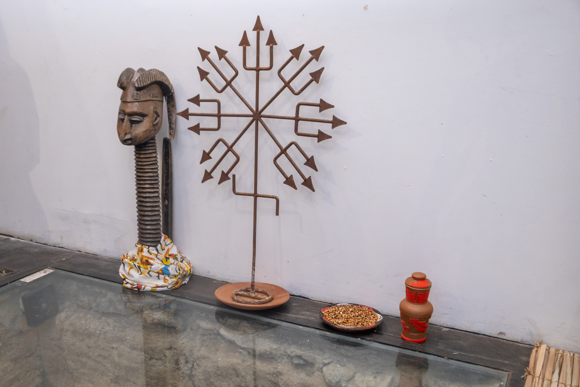 Peças que compõem a exposição do Instituto Pretos Novos  - Acervo pessoal / Thaís Barcelos