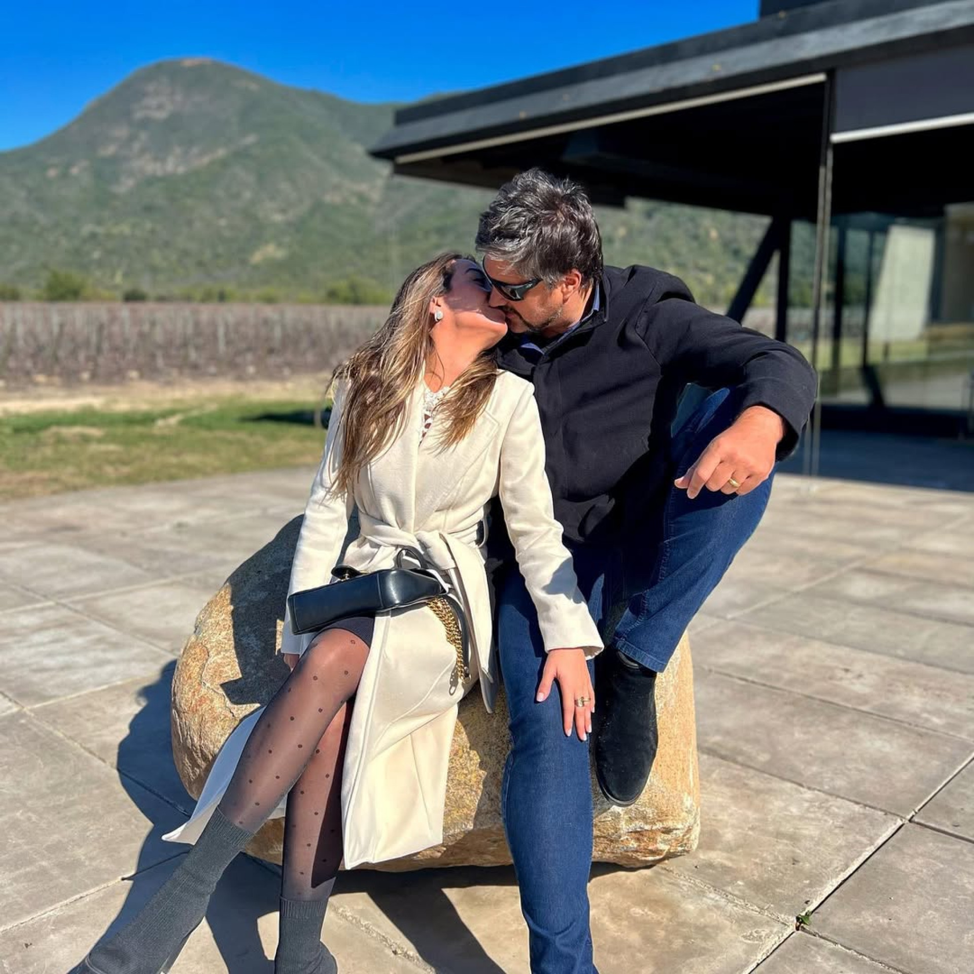 Leo Chaves e a mulher Carolina Figueira - Reprodução / Instagram