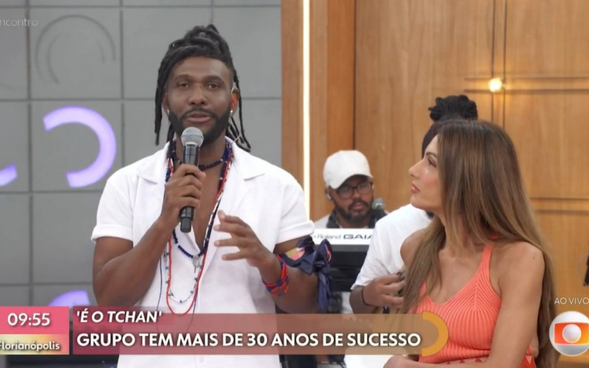 Beto Jamaica conversa com Patrícia Poeta no 'Encontro' - Reprodução/Globo