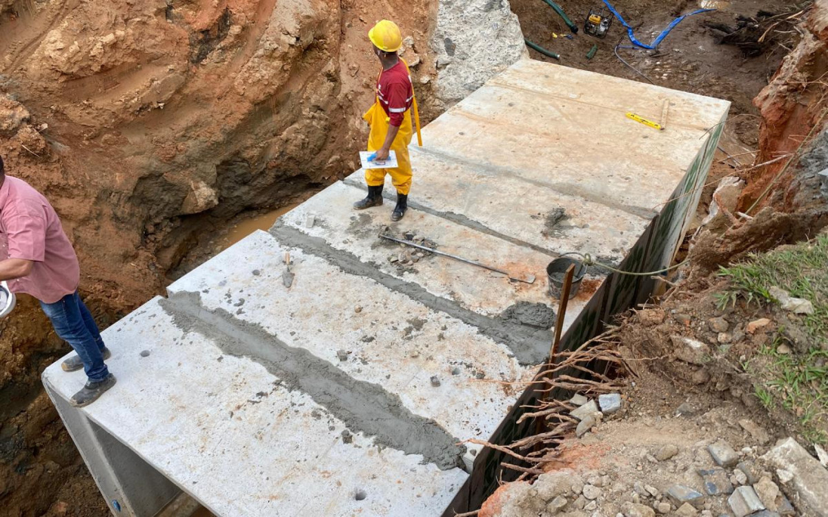 Obras da GAP 3, no Centro