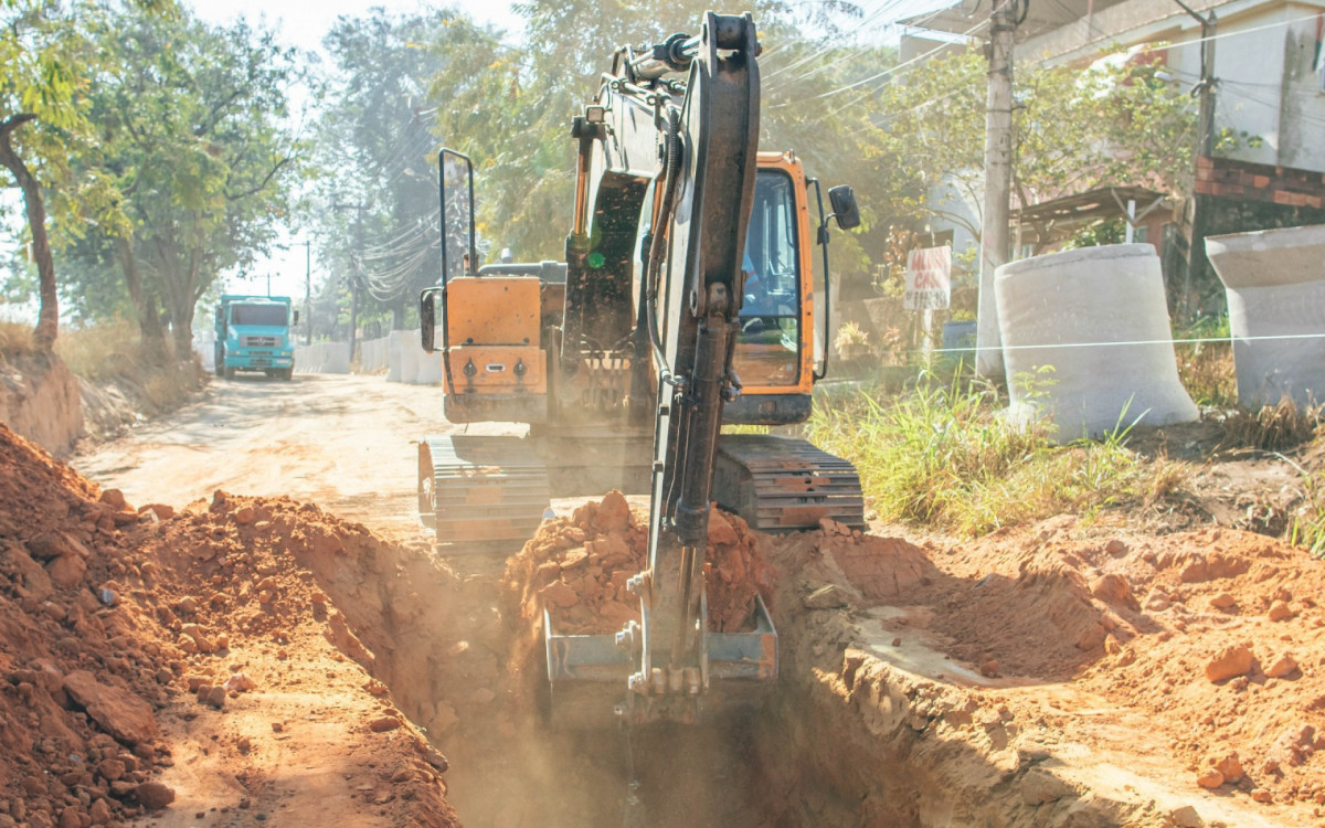 Obras avaçam em Vila Brasil e Marambaia