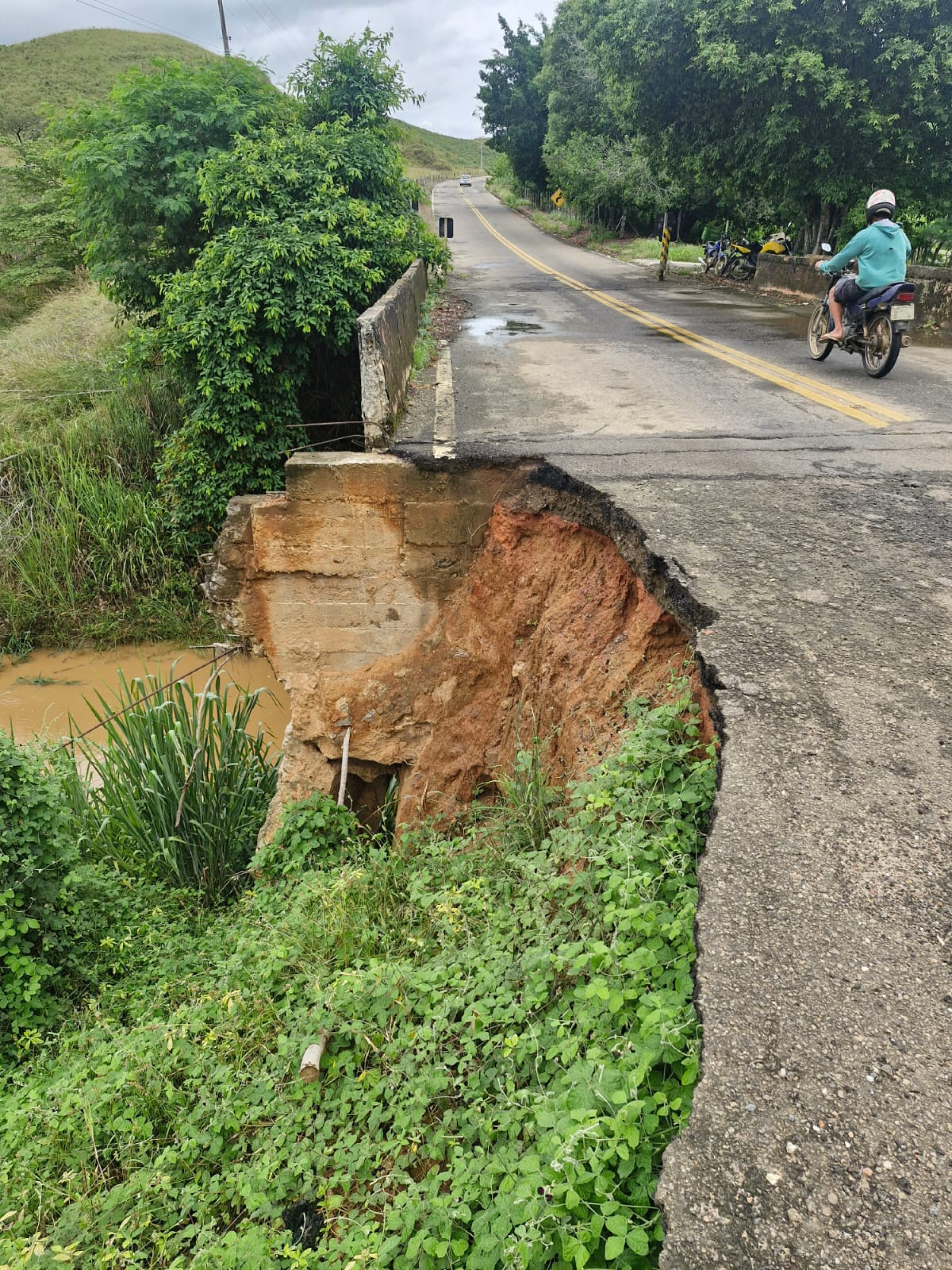 Por enquanto é possível o transito na RJ-202 