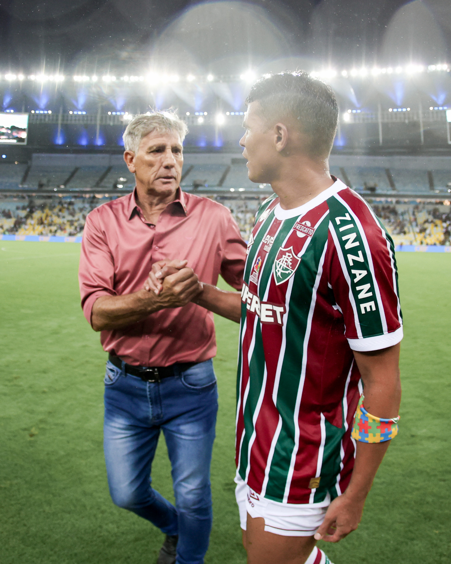 Renato Ga&uacute;cho e Thiago Silva - Marcelo Gon&ccedil;alves/Fluminense FC