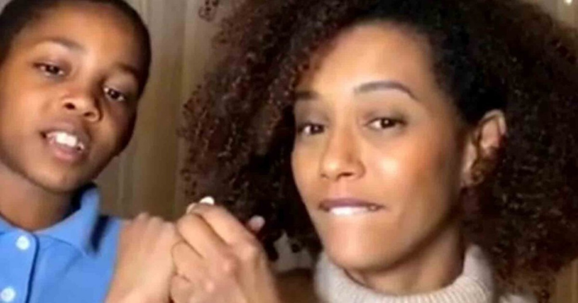 Ta&iacute;s Araujo e o filho, Jo&atilde;o Vicente - Reprodu&ccedil;&atilde;o/Instagram