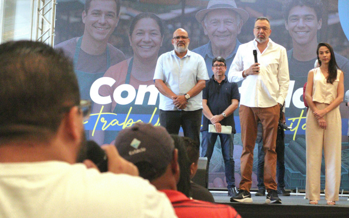 Marcelo Canella, secretário de Fazenda, Luciano Lima, Márcio Canella e Mariana Malta na reunião