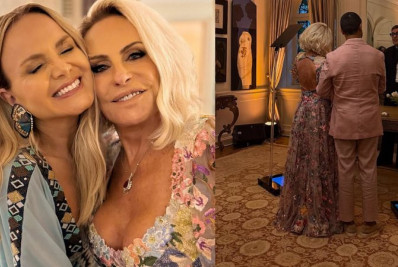 Eliana mostra cliques inéditos do casamento de Ana Maria Braga