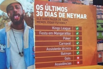 Craque Neto critica rotina de Neymar durante lesão: 'Faz tudo, menos jogar bola'