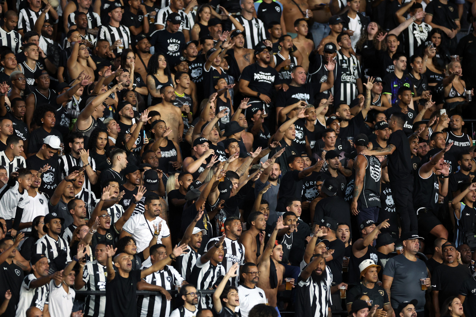 Torcida do Botafogo apoiou do início ao fim nas arquibancadas do Nilton Santos - Vítor Silva / Botafogo
