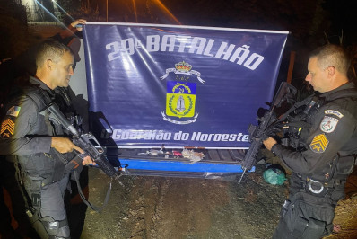 Crack, maconha e cocaína apreendidas pelo 29º BPM