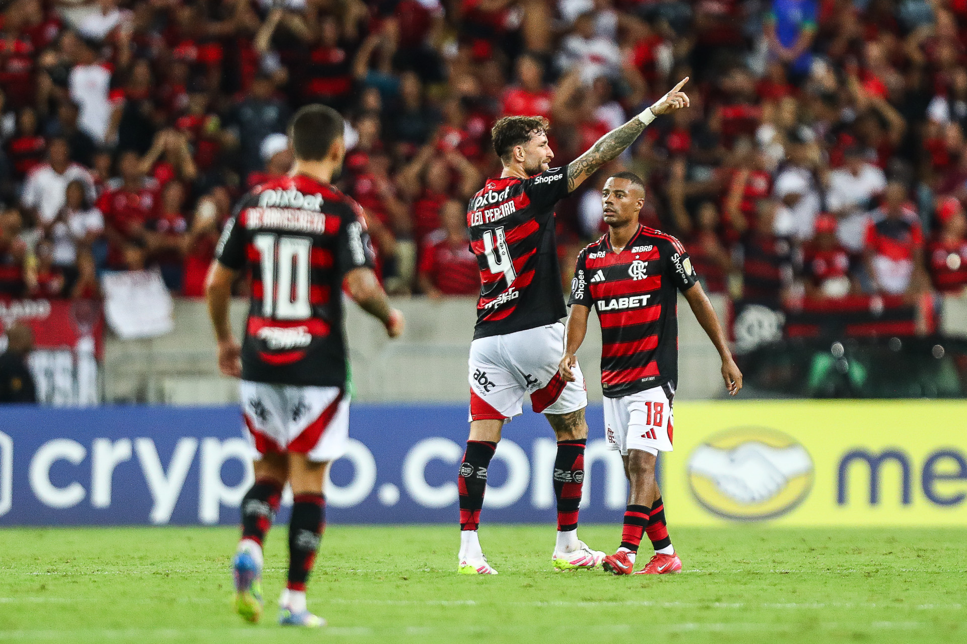 Flamengo x Central C&oacute;rdoba - Gilvan de Souza/Flamengo