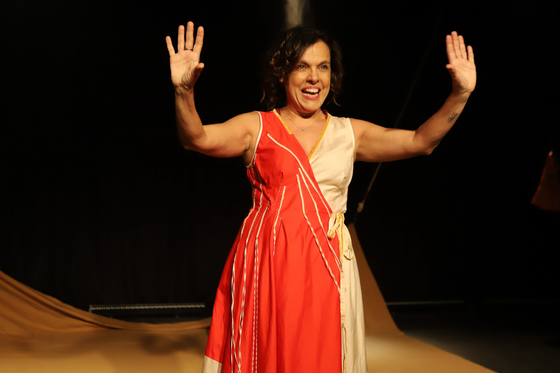 Marcella Muniz na estreia da peça 'Água Fresca para as Flores' - Thiago Mattos / Brazil News