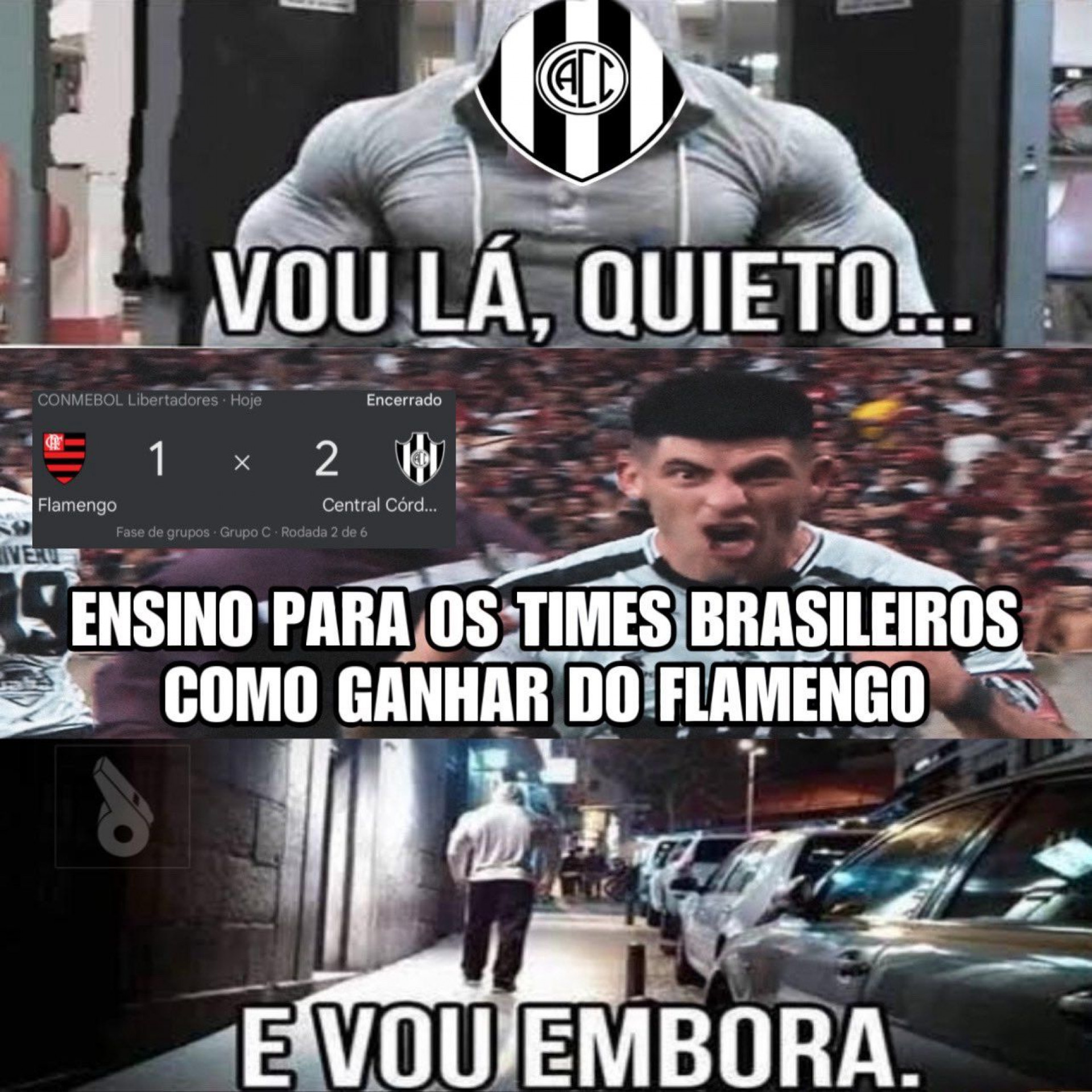 O Central Córdoba surpreendeu o Flamengo - Reprodução/X @desimpedidos