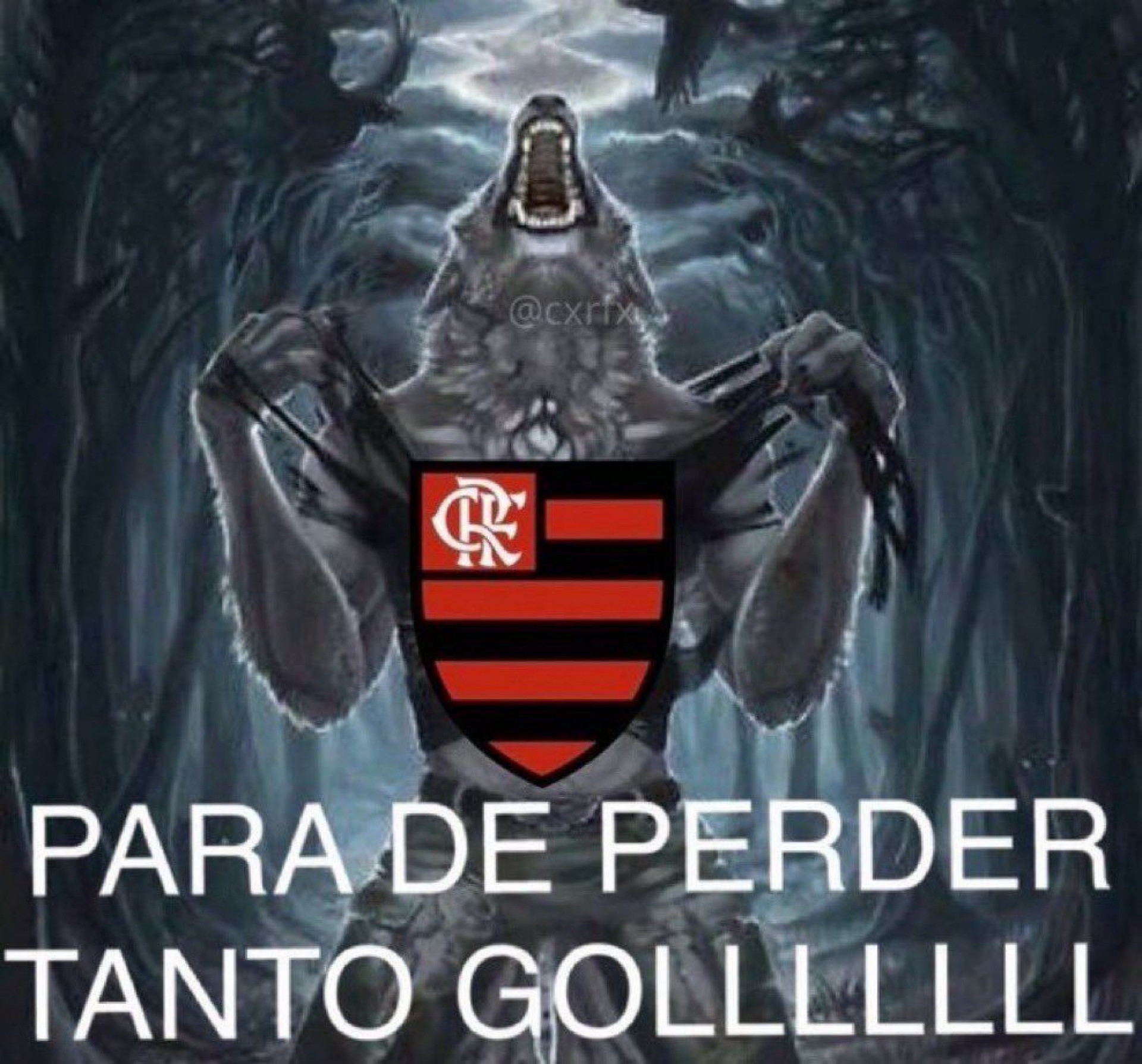 Torcedores não esconderam a frustração com as chances desperdiçadas - Reprodução/X @flamengomemes_