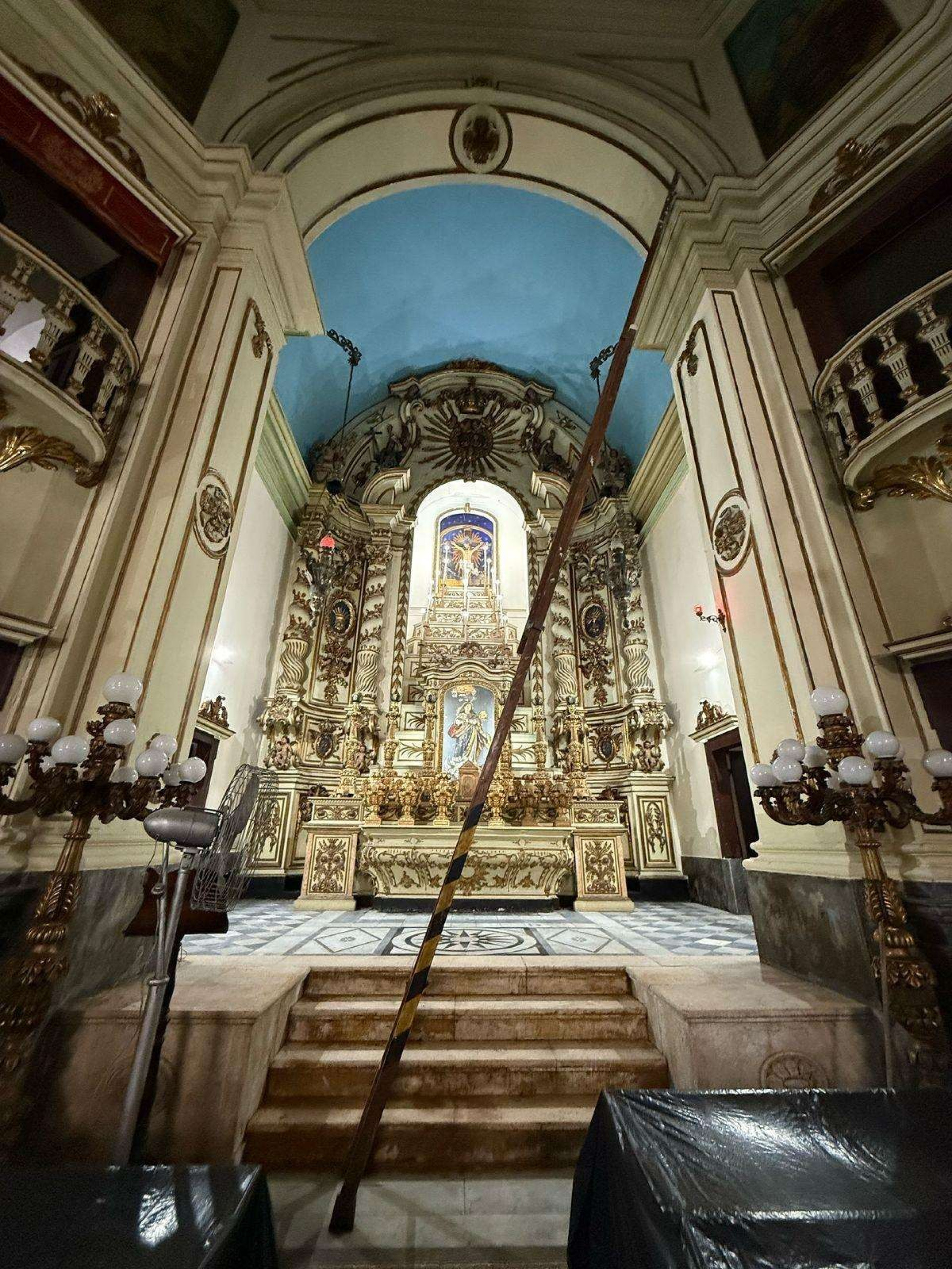 Igreja está sendo negligenciada - Reprodução