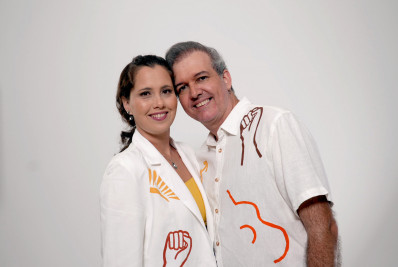 Edu Krieger e Natalia Voss cantam na Sala Nelson Pereira dos Santos