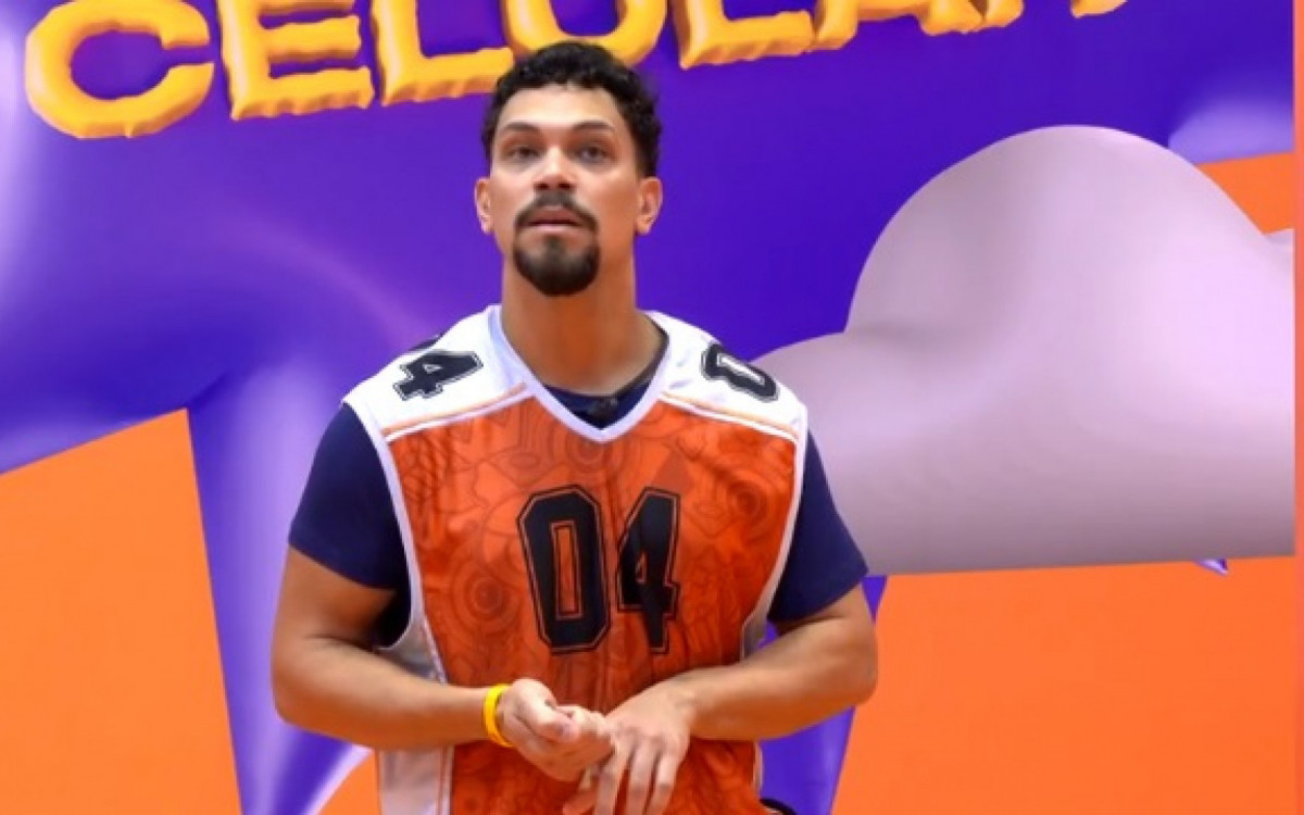 Vinícius durante a Prova do Anjo  - Reprodução de Vídeo