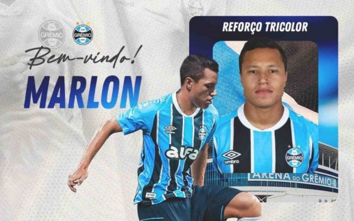 Oficial: Gr&ecirc;mio anuncia o lateral Marlon, ex-Cruzeiro