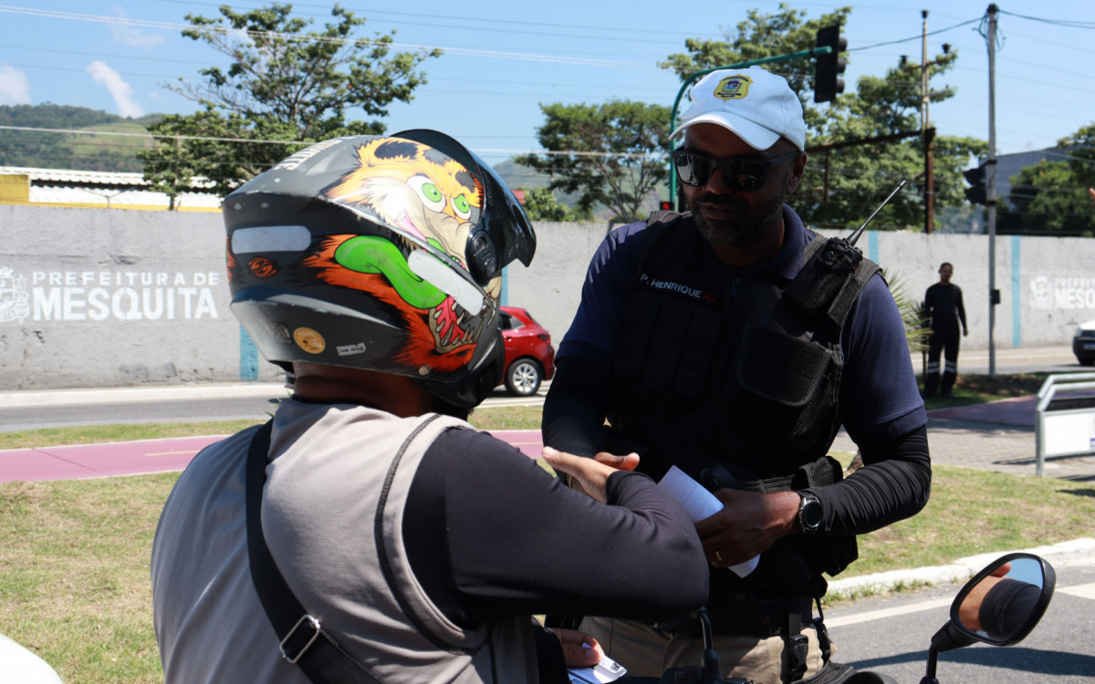 Segurança no trânsito é tema de ação de conscientização em Mesquita
