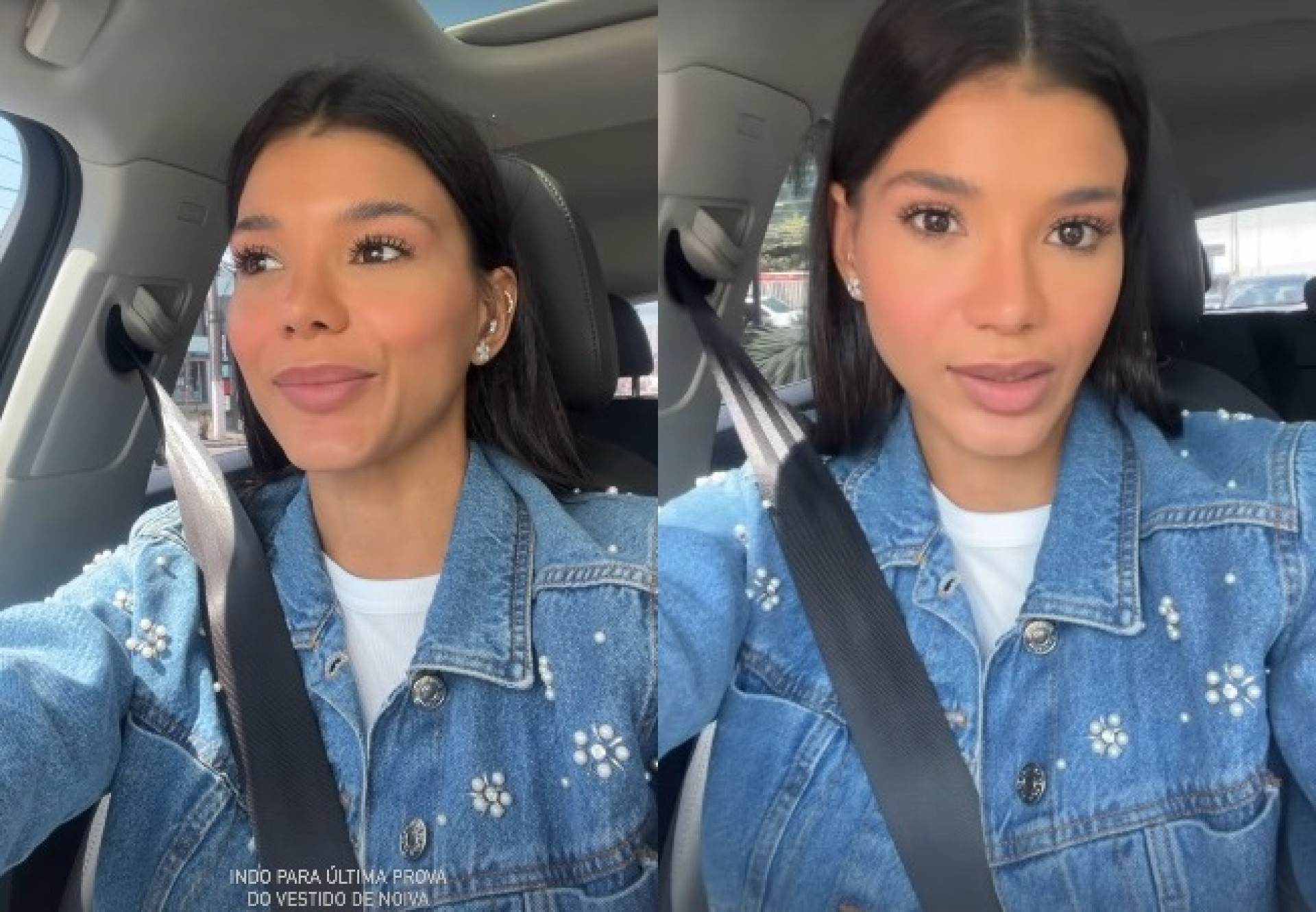 Jakelyne Oliveira fez última prova do vestido de noiva - Reprodução/Instagram 