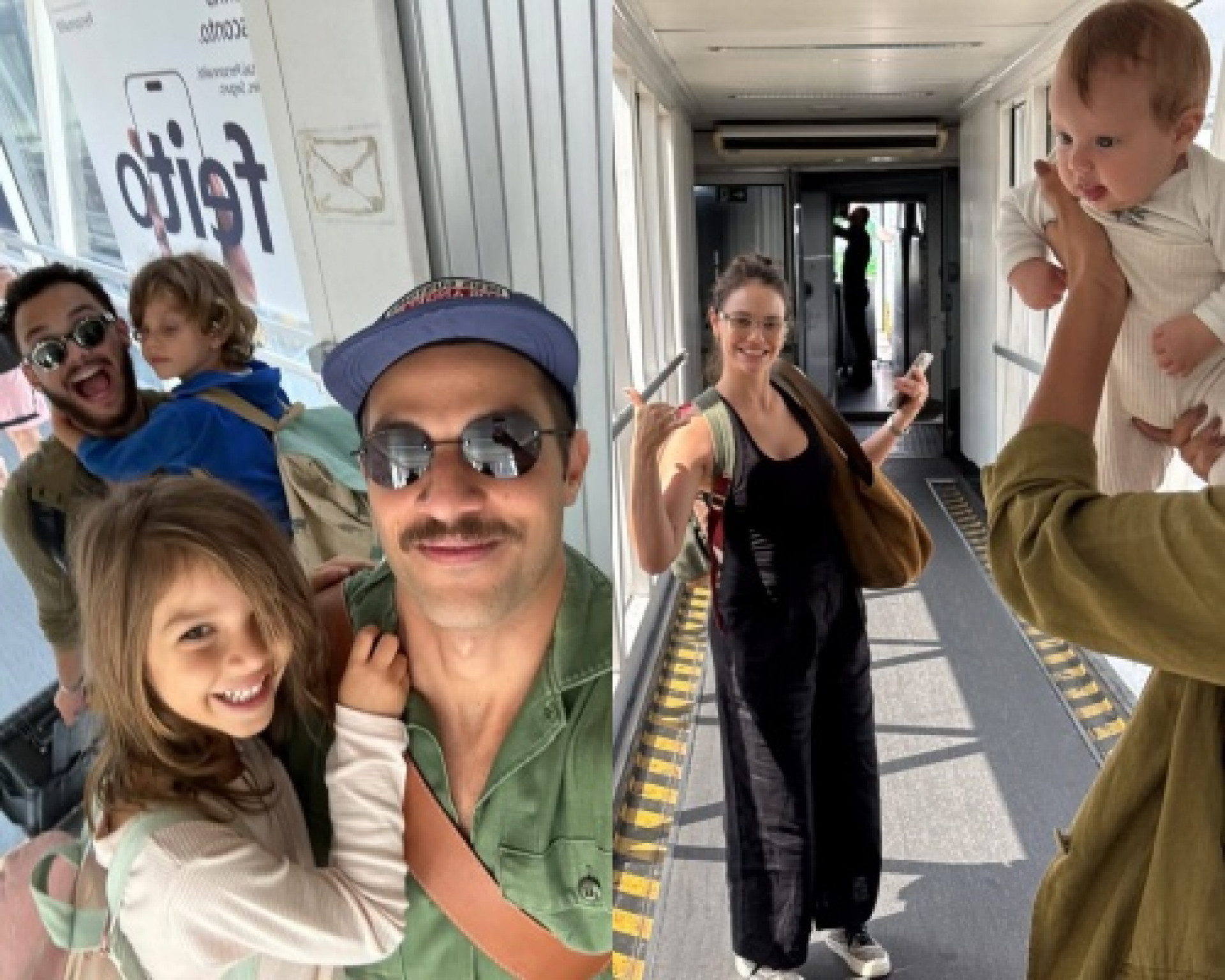 Chay Suede mostra viagem em família - Reprodução/Instagram