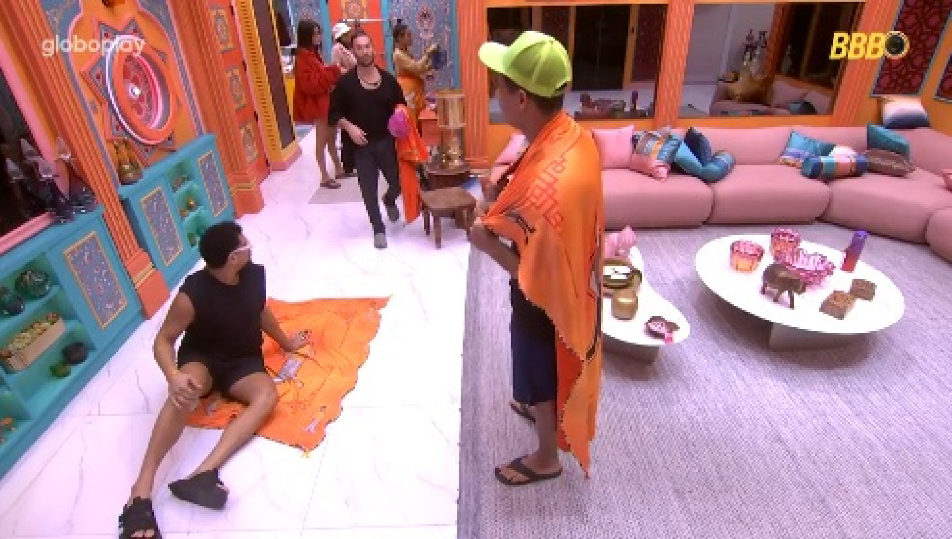 Participantes curtiram festa na piscina neste sábado  - Reprodução de Vídeo