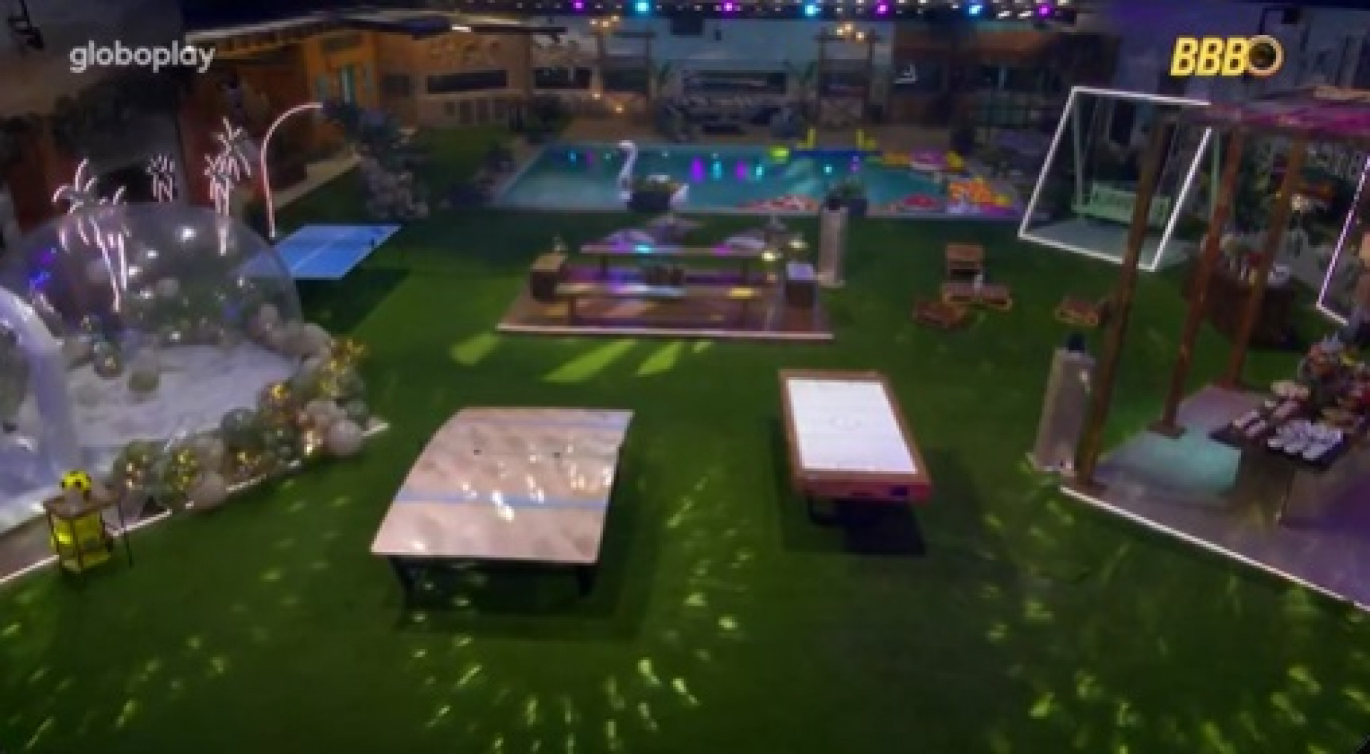 Festa na piscina agitou o 'BBB 25' - Reprodução de Vídeo