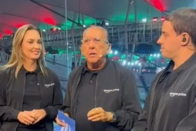 Narração de Galvão Bueno em jogo do Fluminense divide opiniões de torcedores nas redes sociais