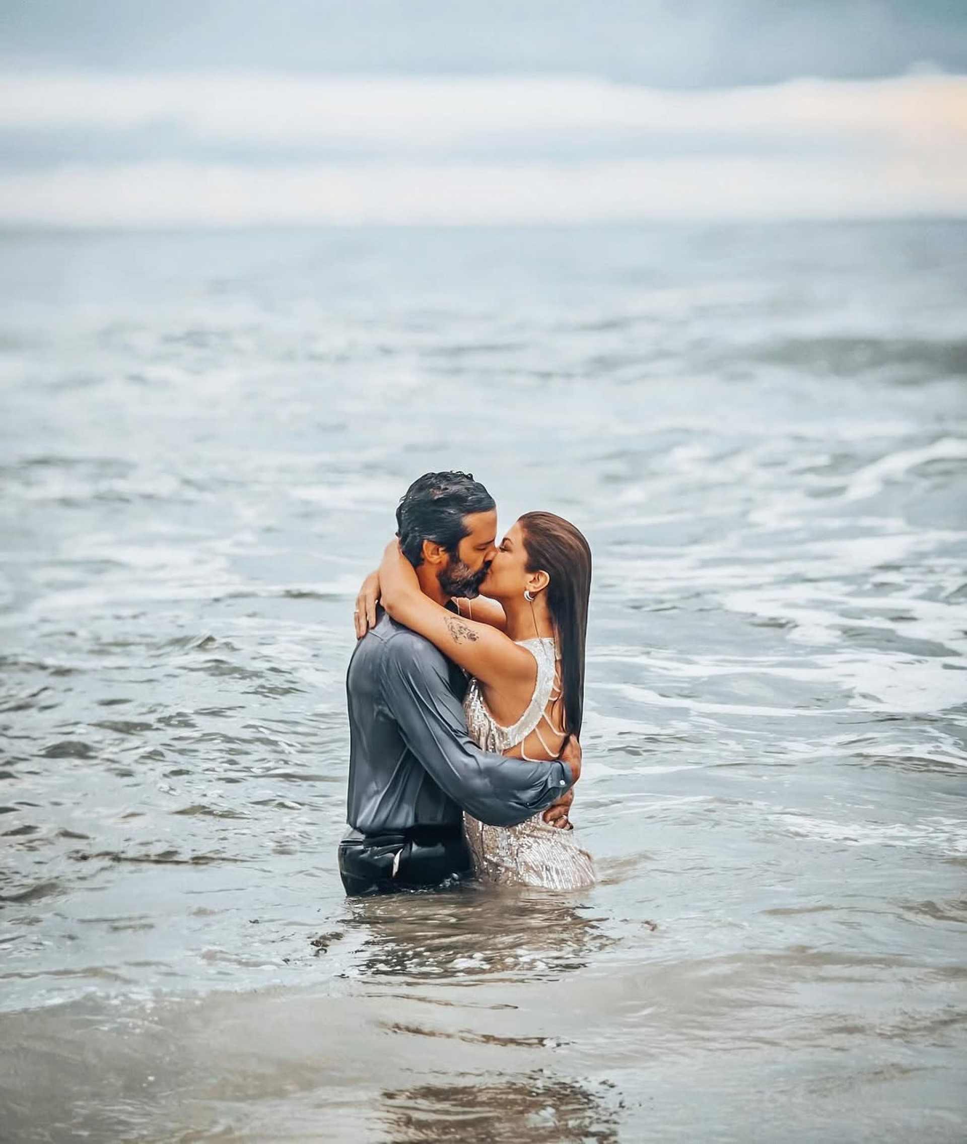 Bárbara Borges celebrou dia do beijo com cliques ao lado de Iran Malfitano - Reprodução/Instagram