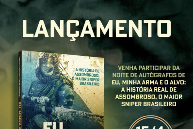 Um dos maiores snipers do mundo lança livro