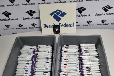 Receita apreende carga ilegal do Mounjaro avaliada em R$ 1 milhão no Aeroporto de Recife