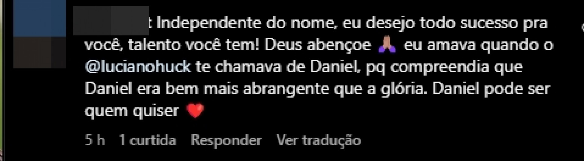 Print tirado do Instagram de Gloria Groove - Reprodução/Instagram
