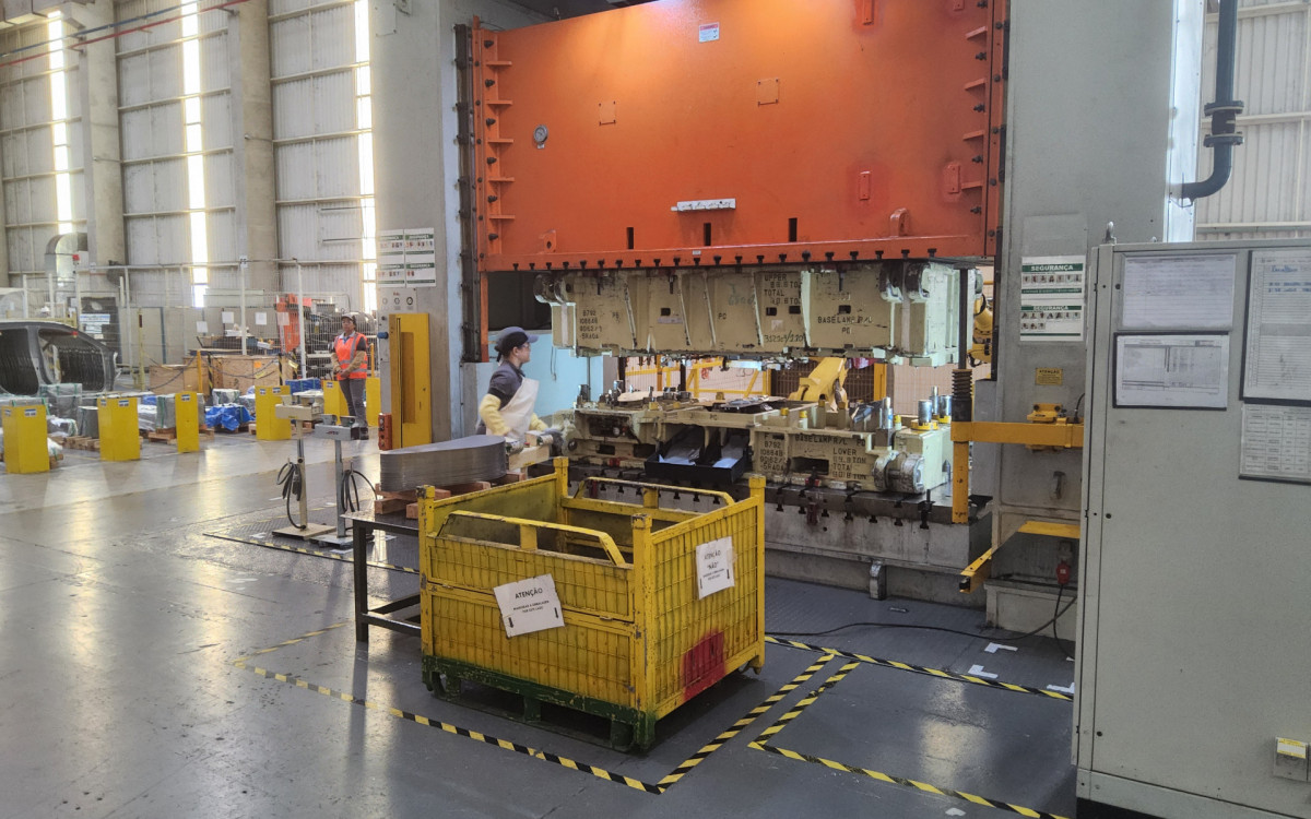 Fábrica da Nissan, na cidade de Resende, no Sul Fluminense