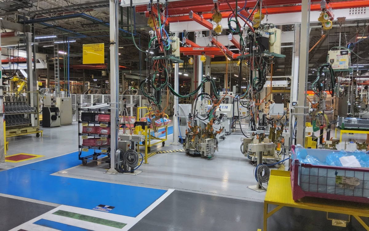 Fábrica da Nissan, na cidade de Resende, no Sul Fluminense