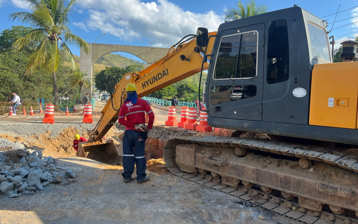 Obras estão sendo realizadas em Três Rios