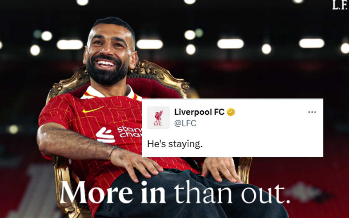 Liverpool anuncia renovação com Mohamed Salah até 2027