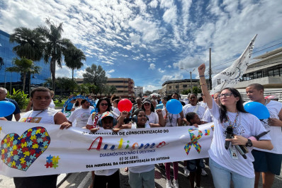 3ª Caminhada de Conscientização do Autismo reuniu familiares e apoiadores em Meriti
