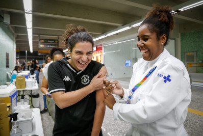 Seis estações do metrô terão vacinação gratuita contra gripe e sarampo