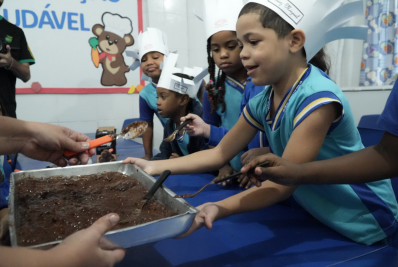 Alimentação saudável nas escolas de São Gonçalo