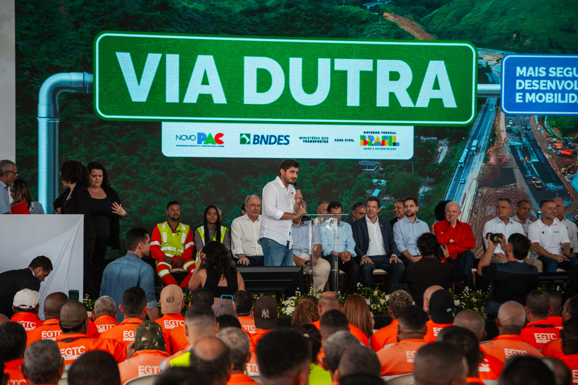 O prefeito Andrezinho Ceciliano destacou os benef&iacute;cios da amplia&ccedil;&atilde;o para a cidade e toda a regi&atilde;o - Mauro Nery / PMP