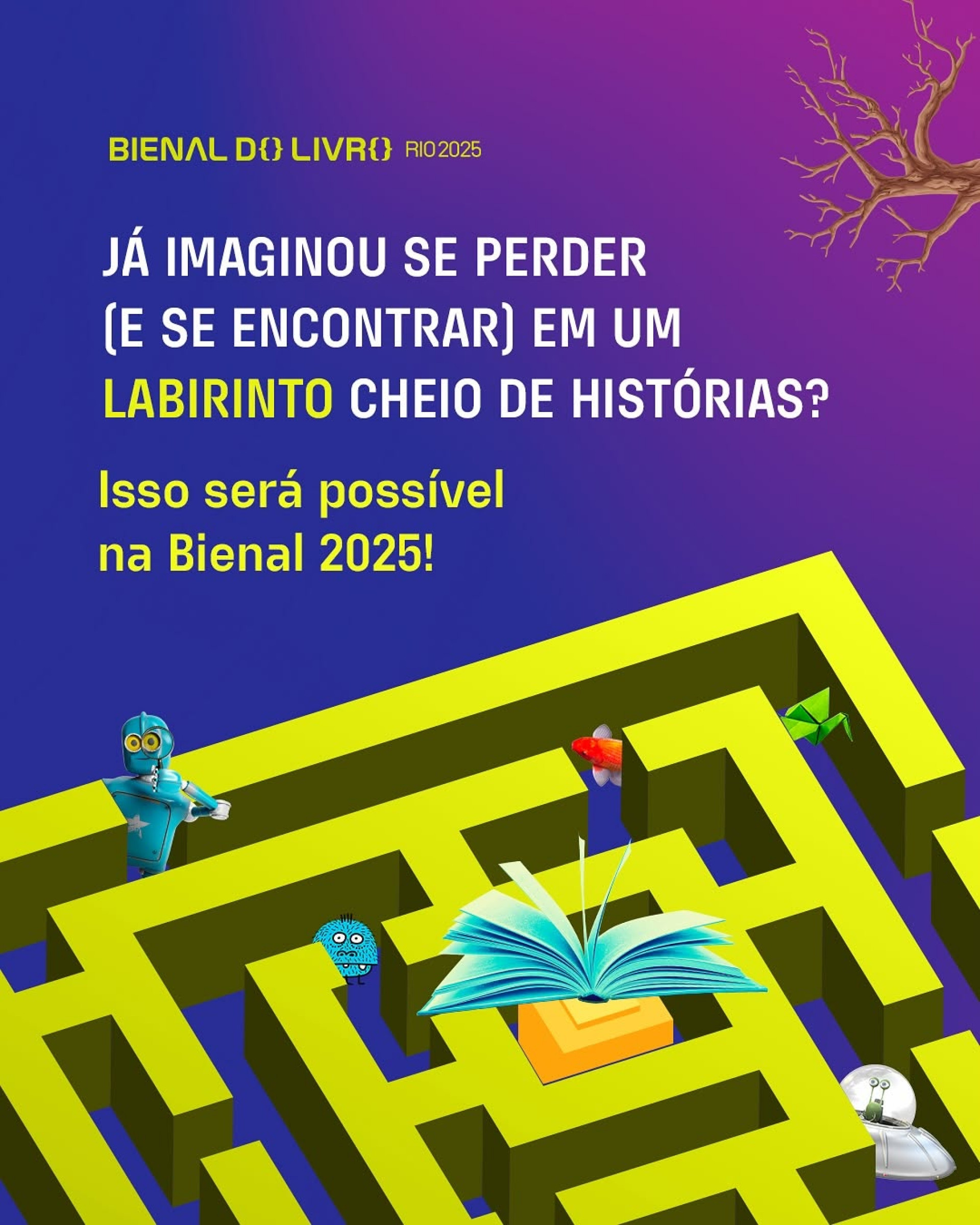 Bienal 2025 vai proporcionar experiências imersivas ao público  - Reprodução/Instagram 