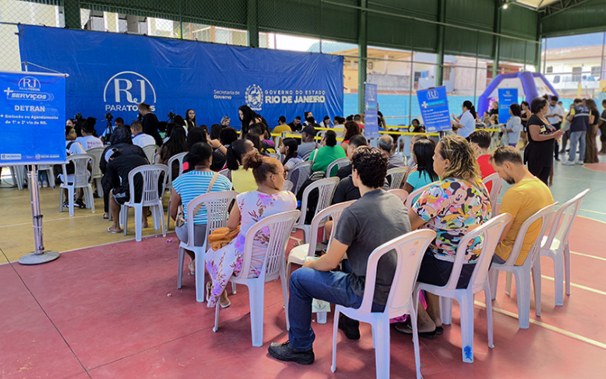 População atingida pela chuva no Parque Mambucaba, teve acesso aos serviços disponíveis pelo Estado
