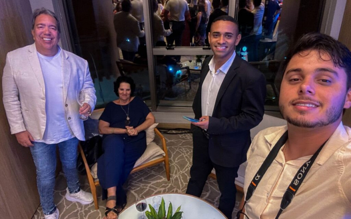 Subsecretária de Turismo, Patrícia Chaves, Subsecretário de Comunicação, Ricardo Valdivia, o Coordenador Geferson Rodrigues e o Subcoordenador Jonathan Marques