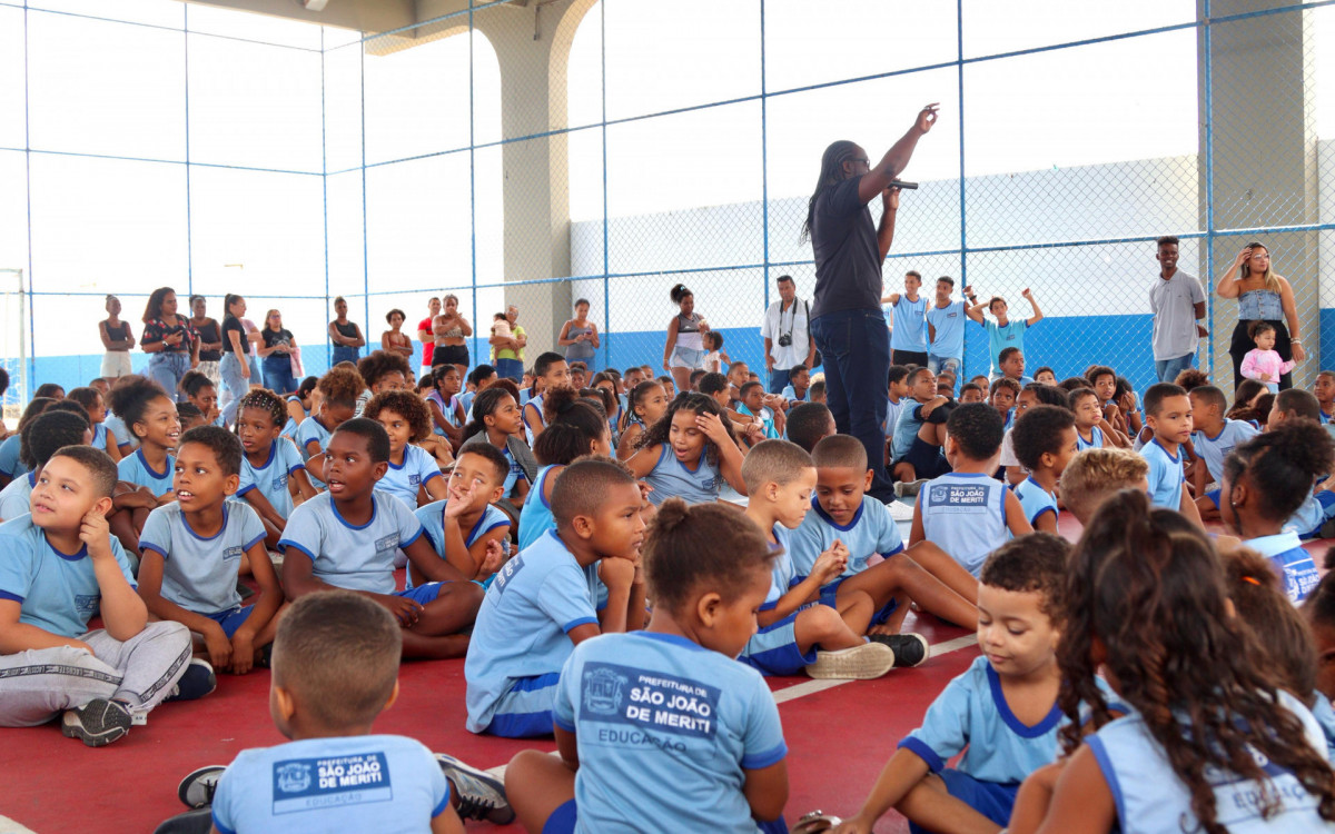 Os alunos do CIEP 378 Thereza Peixoto Gonçalves, localizado no Centro de São João de Meriti,  participaram da atividade \