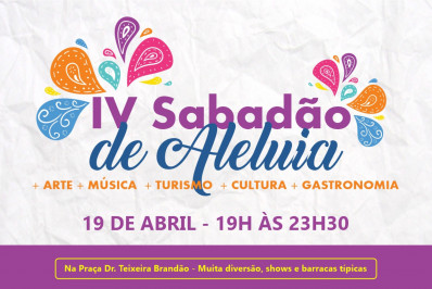 Prefeitura vai realizar 4ª edição do Sabadão de Aleluia em Quatis