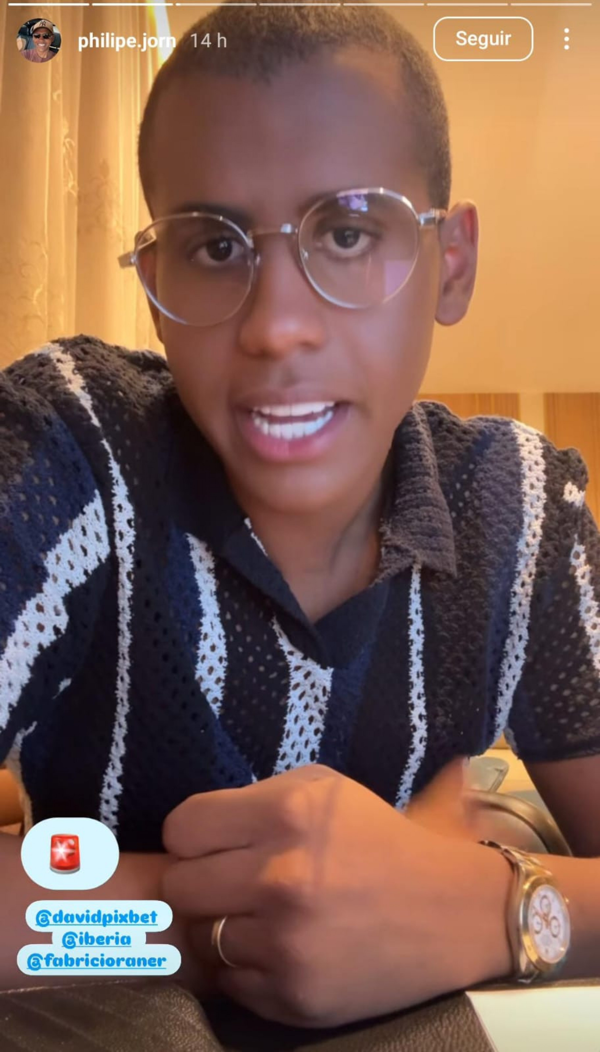 Amigo de David Brazil, Philipe Silva explica golpe que o influenciador sofreu - Reprodução de vídeo / Instagram